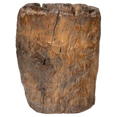 Antique Provincial Chinese Trunk Mortar, c. 1900