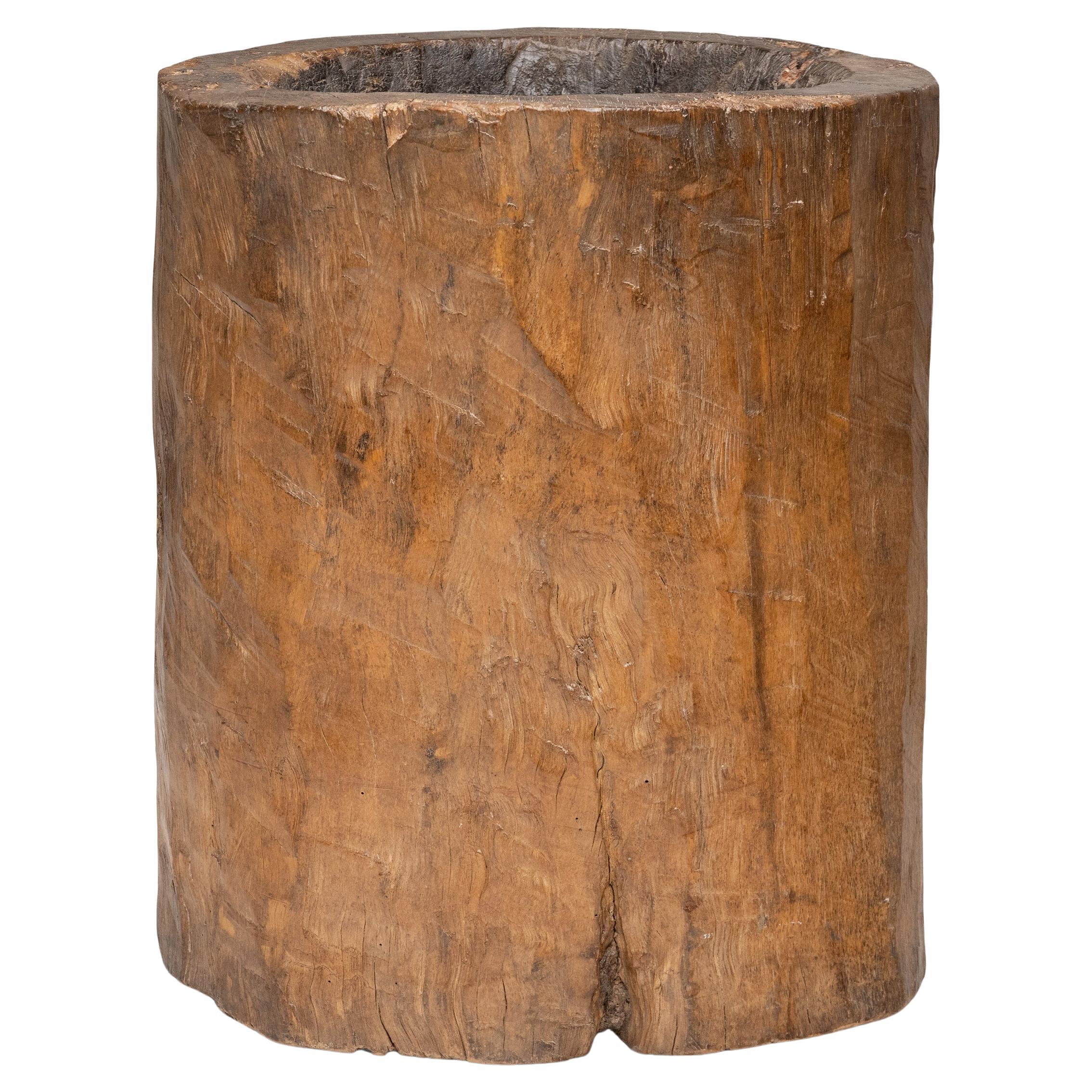 Provincial Chinese Trunk Mortar, c. 1900