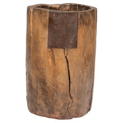 Antique Provincial Chinese Trunk Mortar, c. 1900