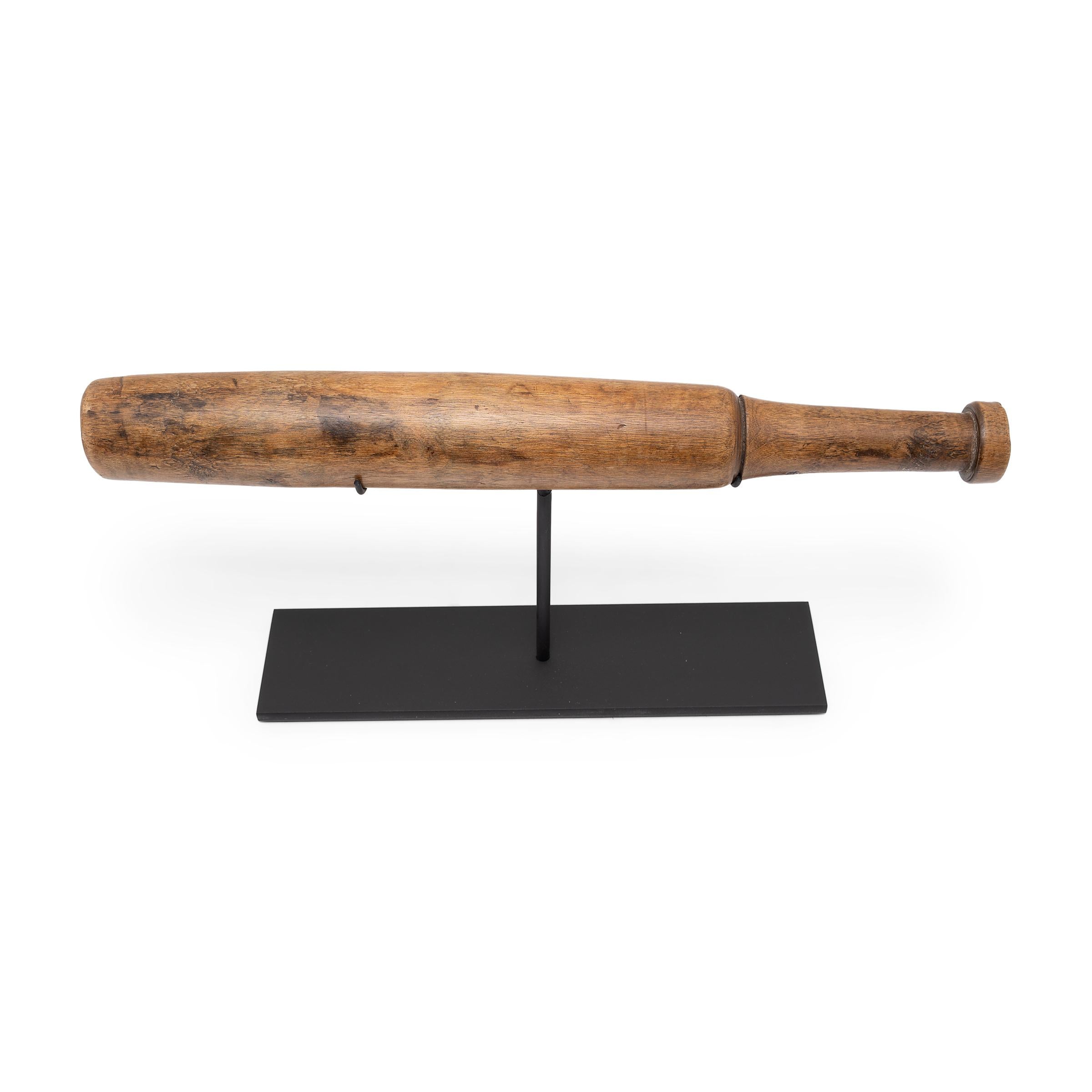 19th Century Provincial Chinese Washing Stick, C. 1850 For Sale