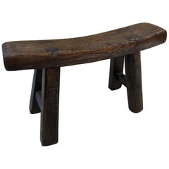 Provincial Chinese Wood Country Stool
