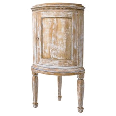 Provincial Corner Cabinet in Neoclassical Style, 19th Century