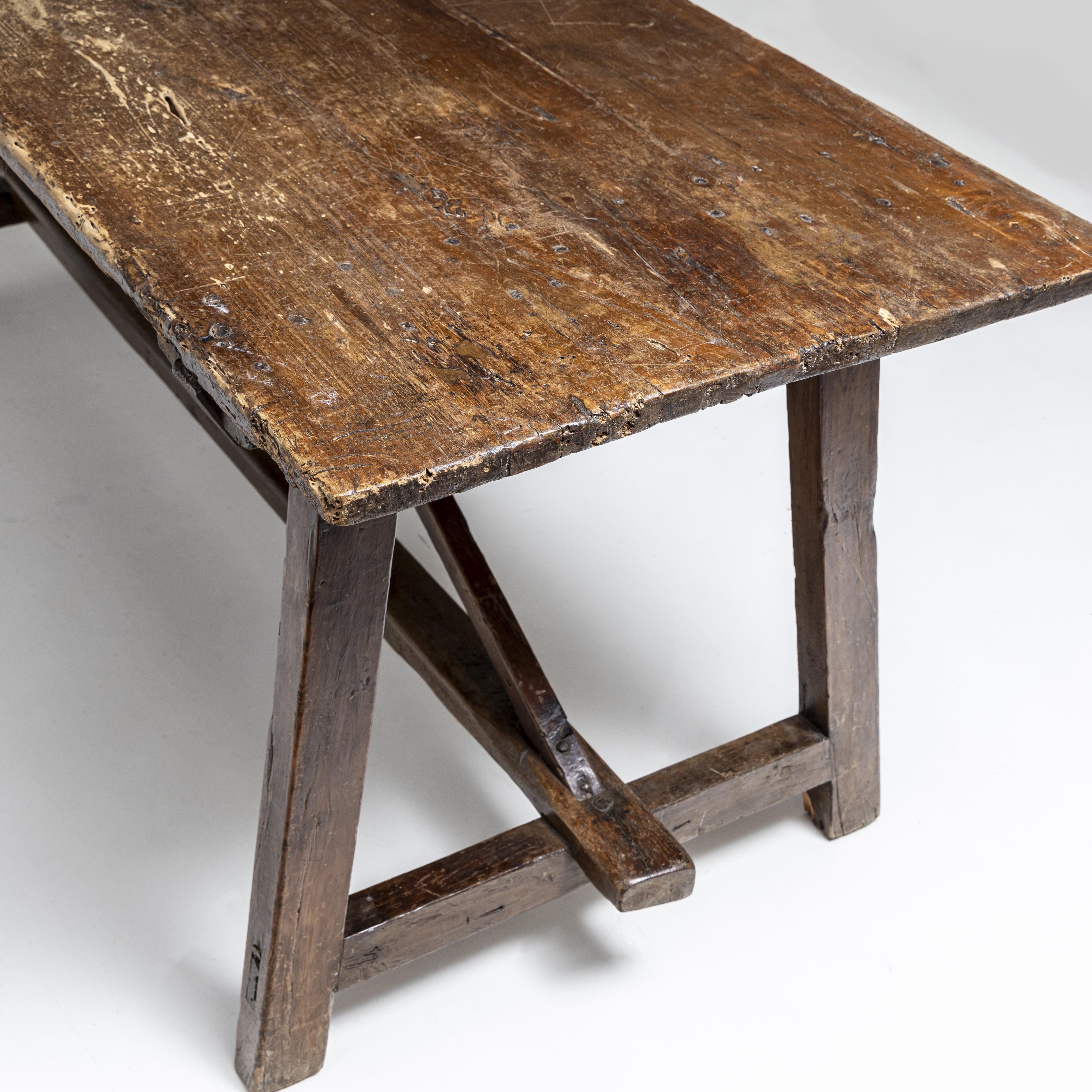 Provincial Dining or Work Table, Italy 19th Century 1
