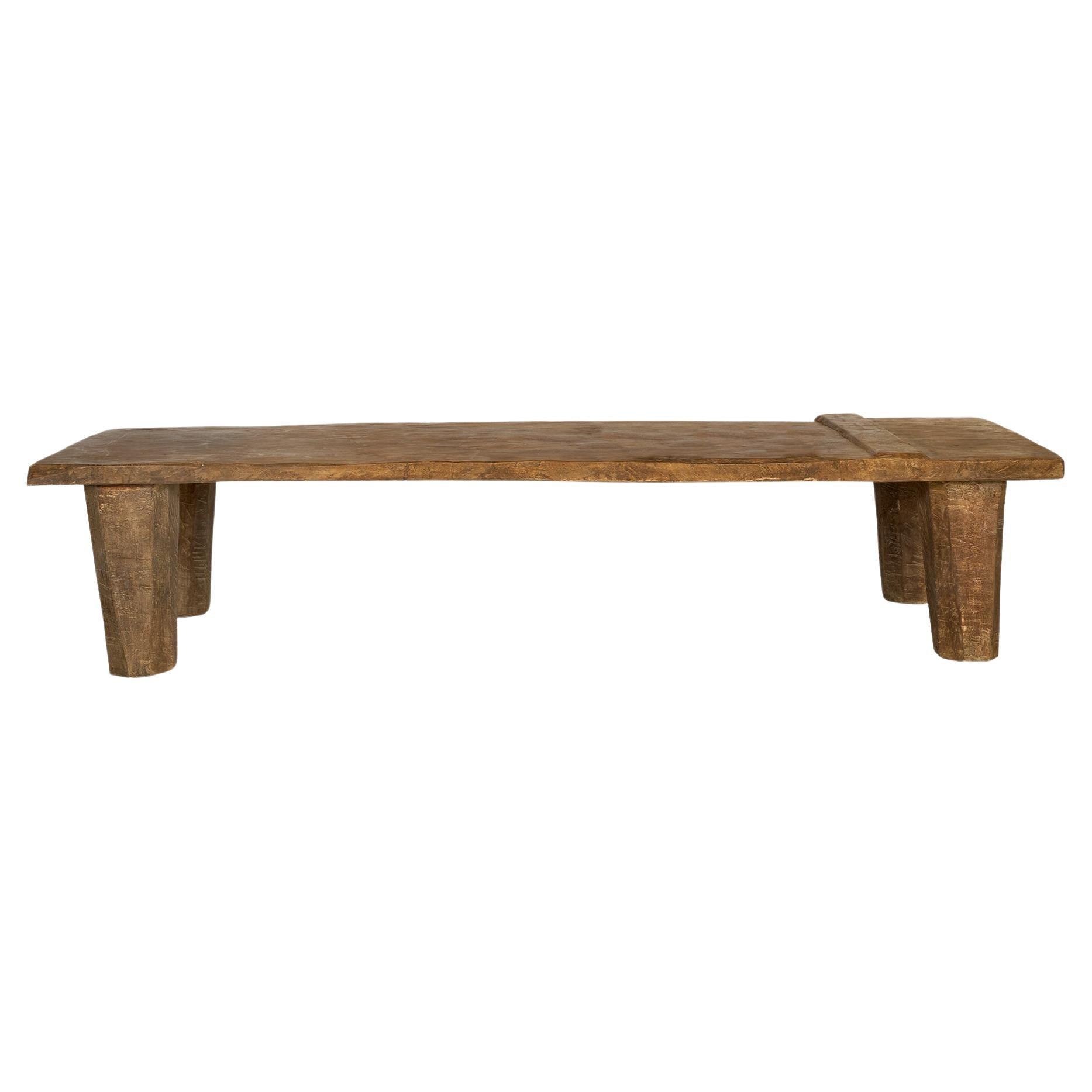Provincial Elm Coffee Table in Original Patina  For Sale