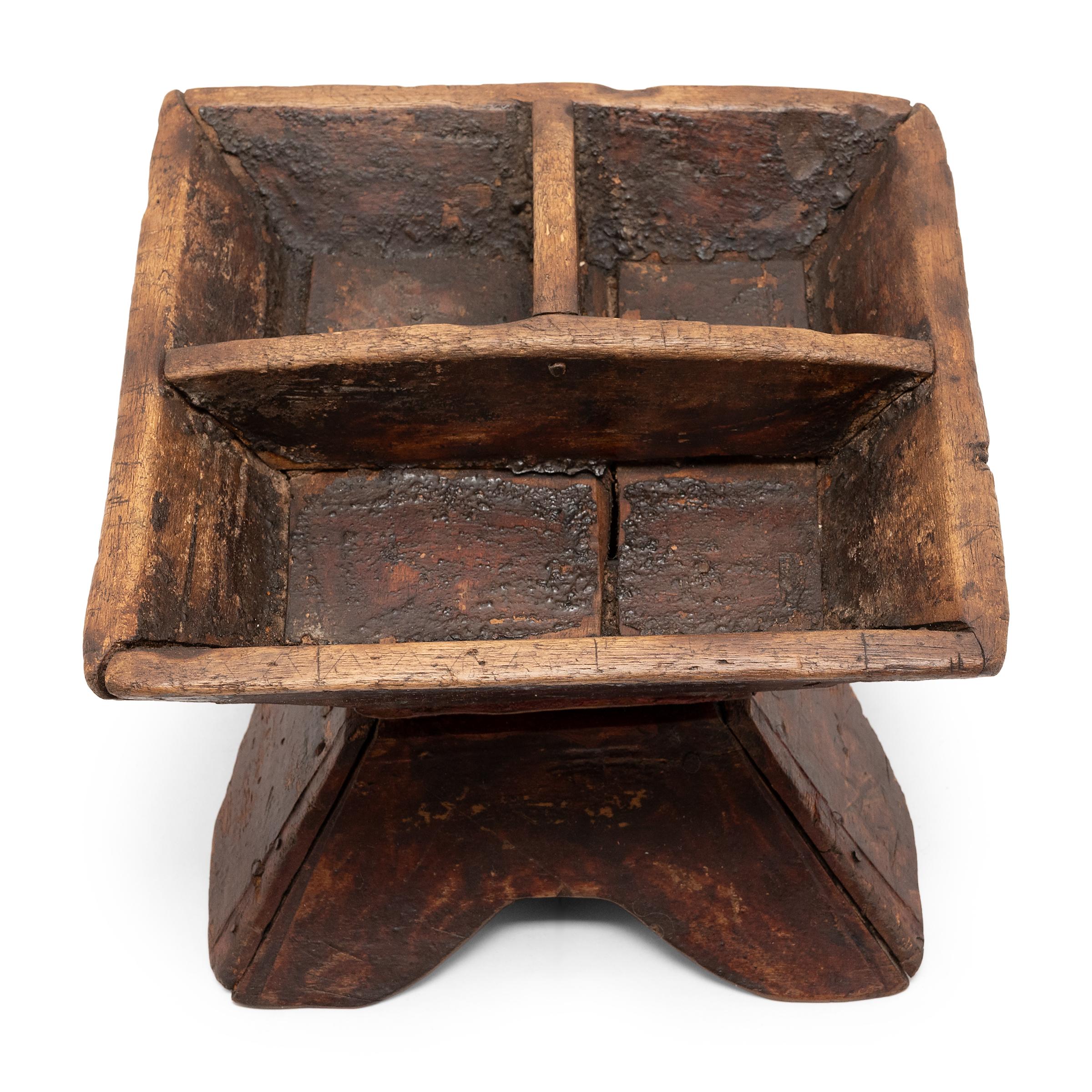 Southeast Asian Provincial Footed Tray, c. 1900 For Sale