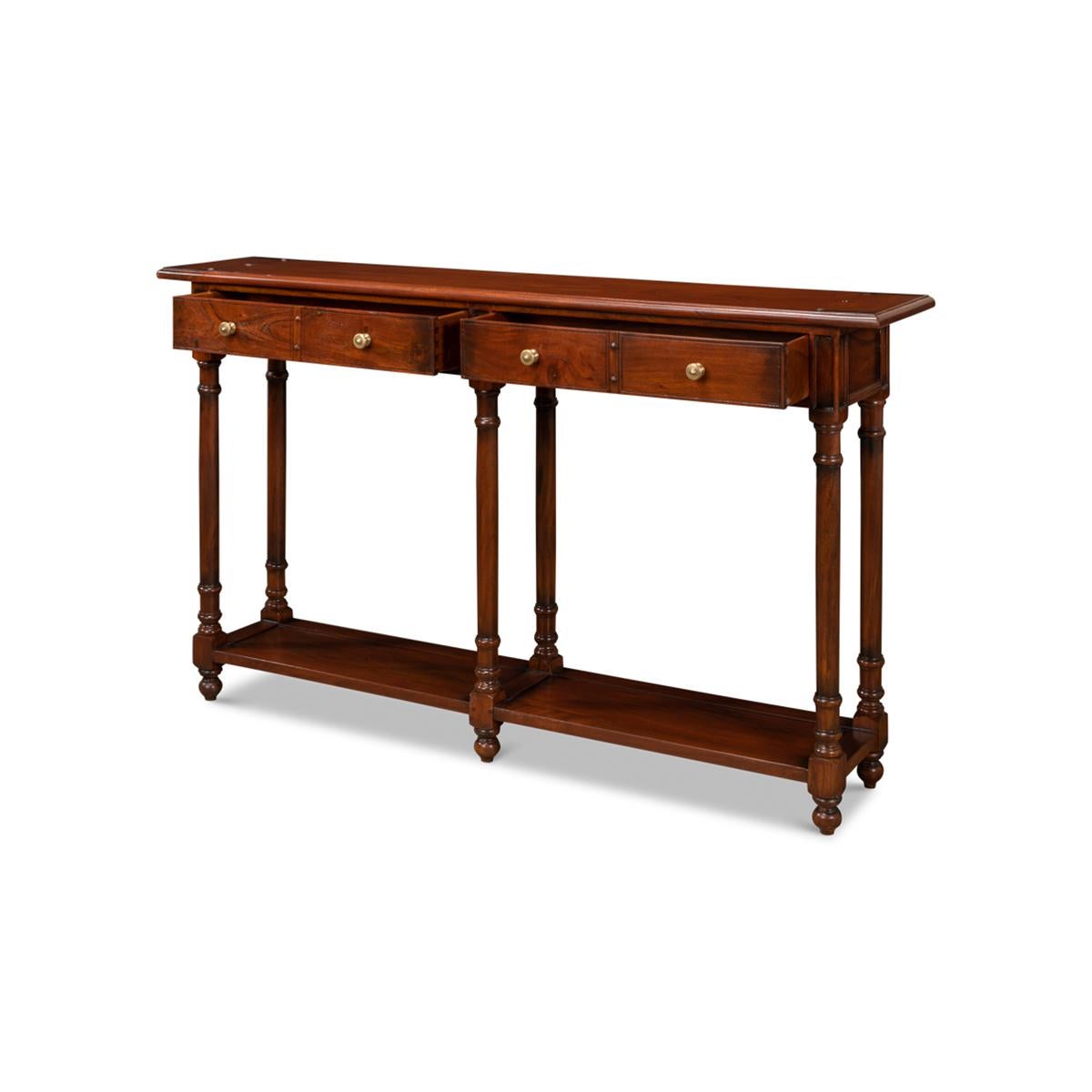French Provincial Provincial French Directoire Console Table For Sale