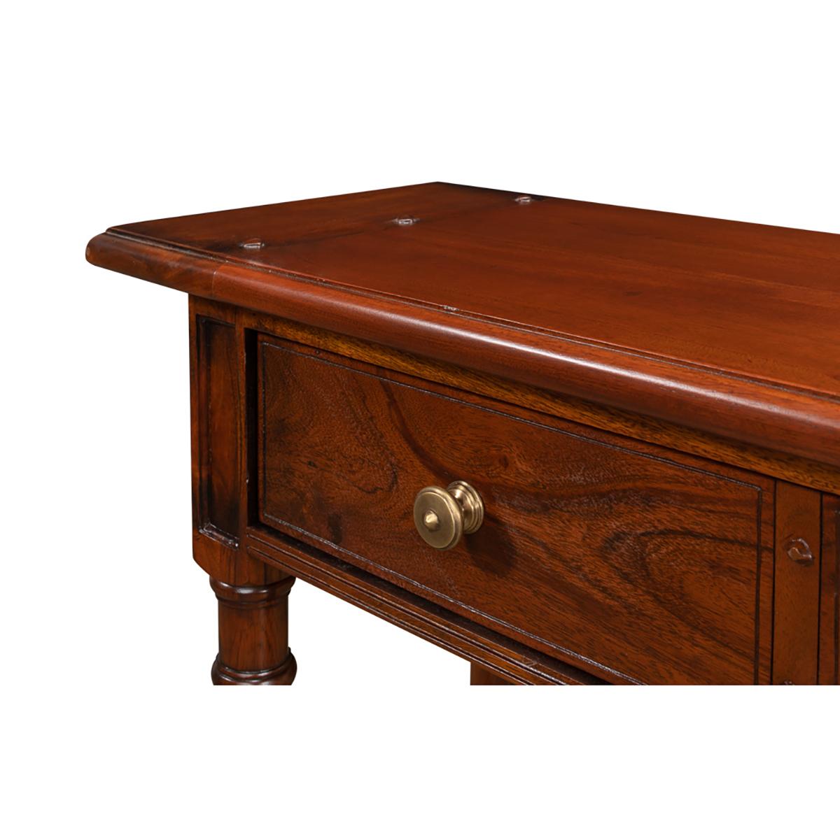 Asian Provincial French Directoire Console Table For Sale