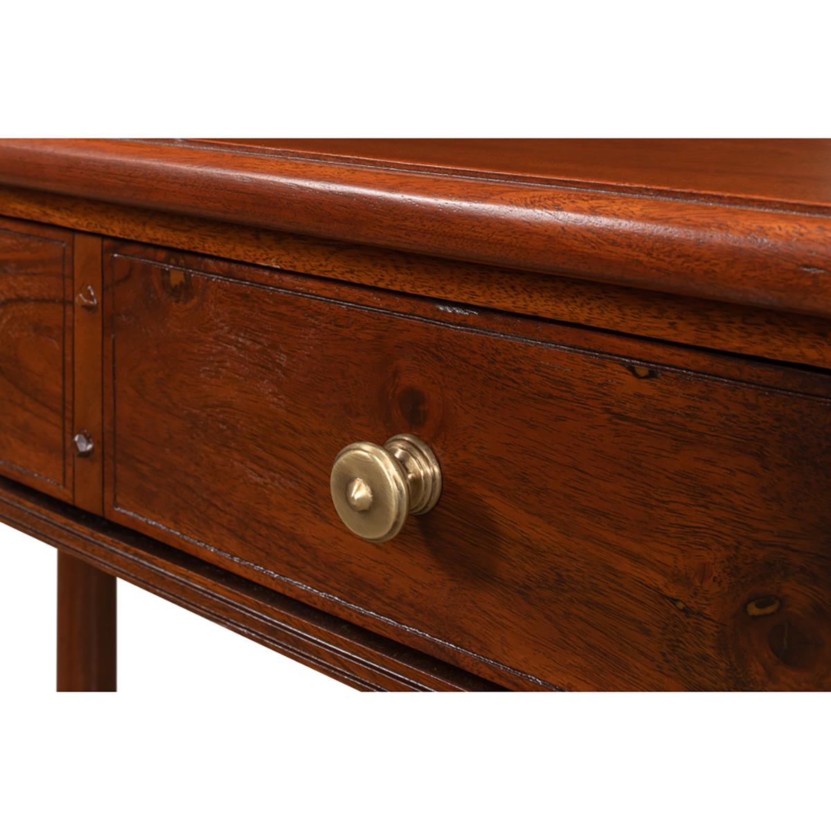 Wood Provincial French Directoire Console Table For Sale