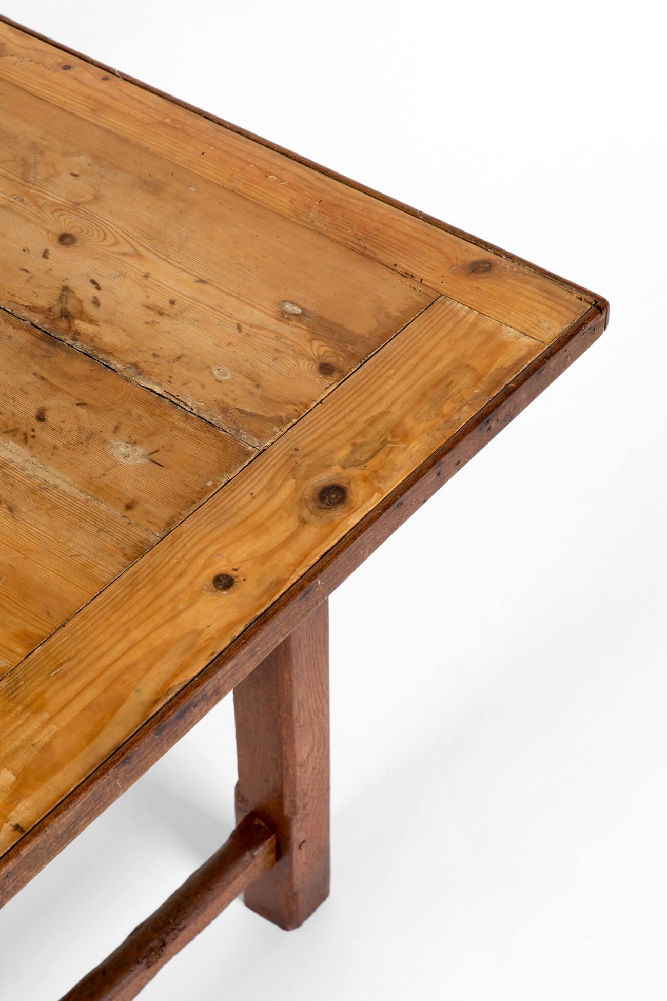 Oak Provincial French Farmhouse Table For Sale