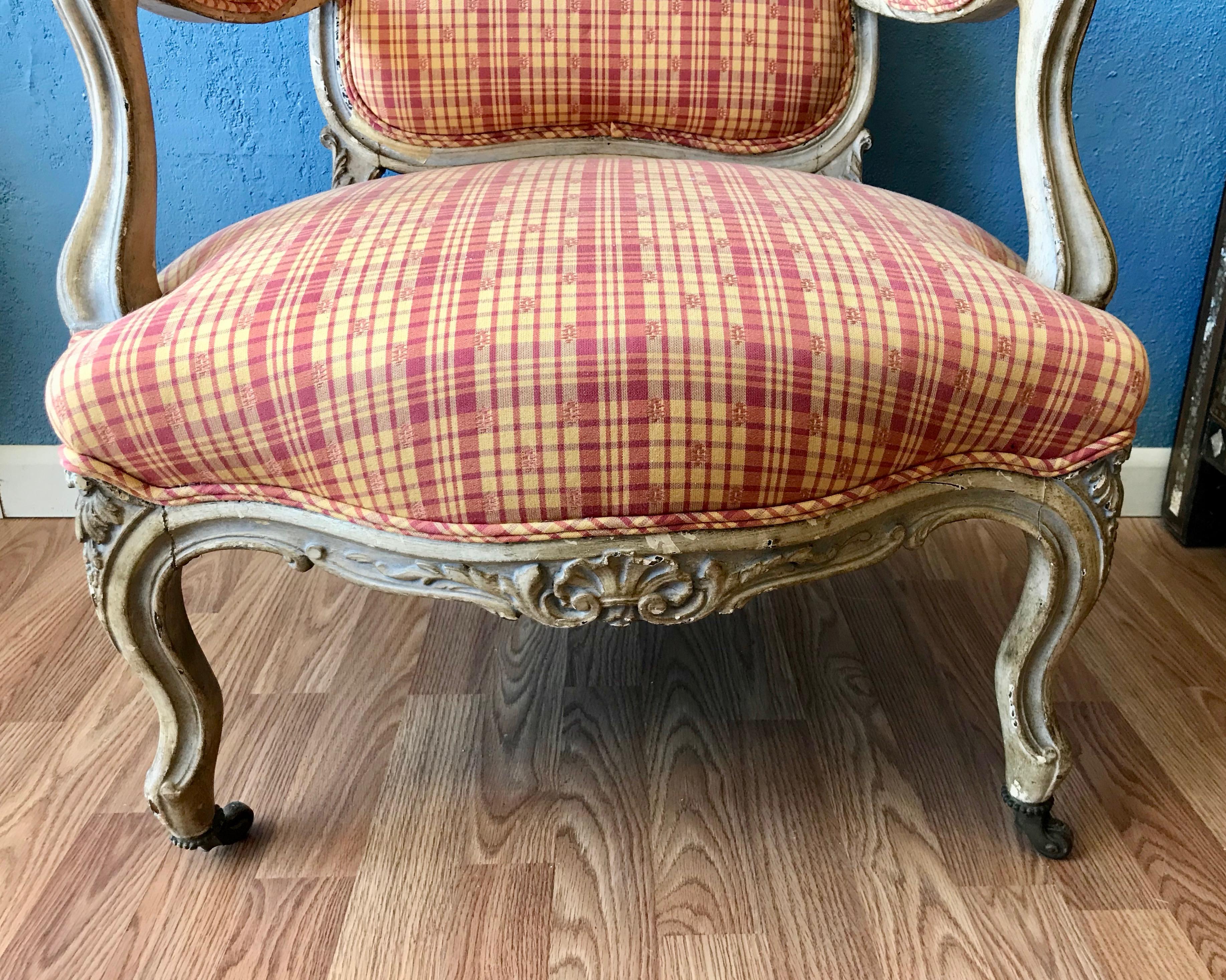 20th Century Provincial French Fauteuil For Sale