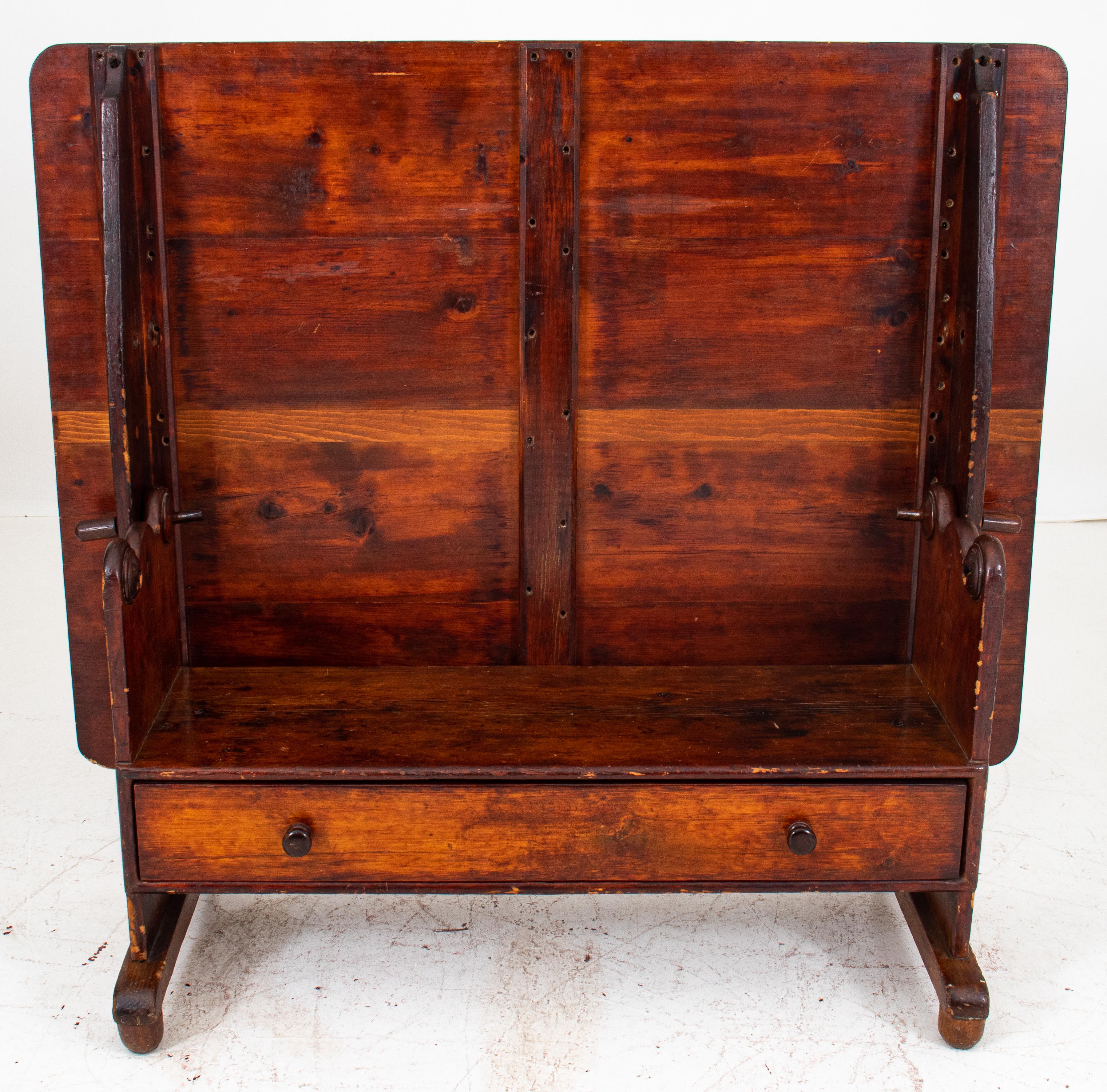 Provincial French Pine Tavern Table-Bench, 19th C. 4