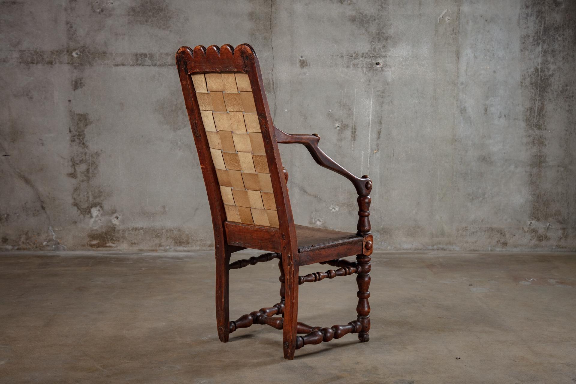 French Provincial Provincial French Wood Chair For Sale