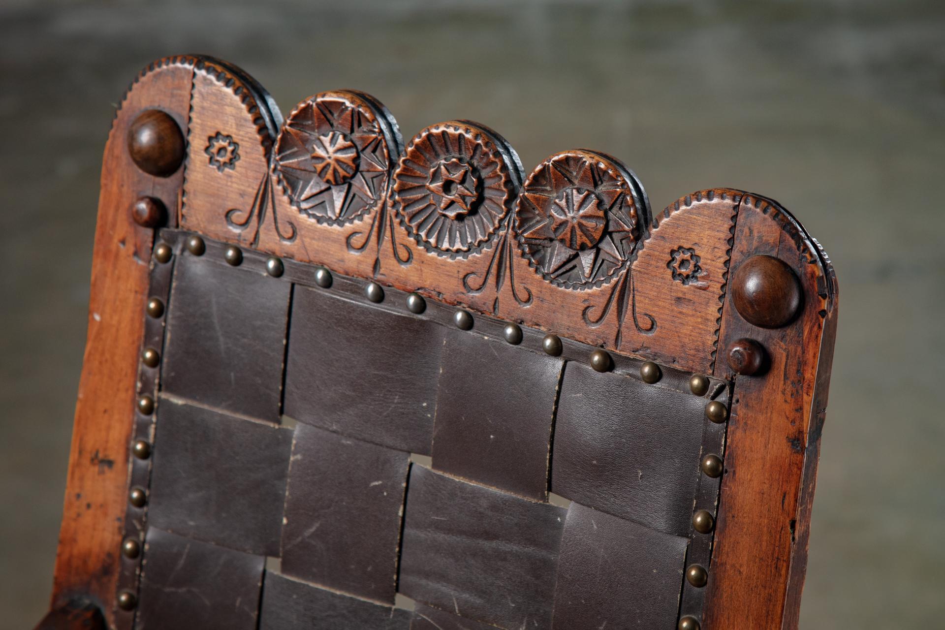 18th Century and Earlier Provincial French Wood Chair For Sale