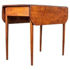 Provincial Fruitwood Drop Leaf Table