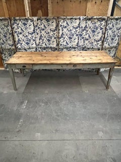 Provincial Long / Dining Table, South of France 1900-Drawers
