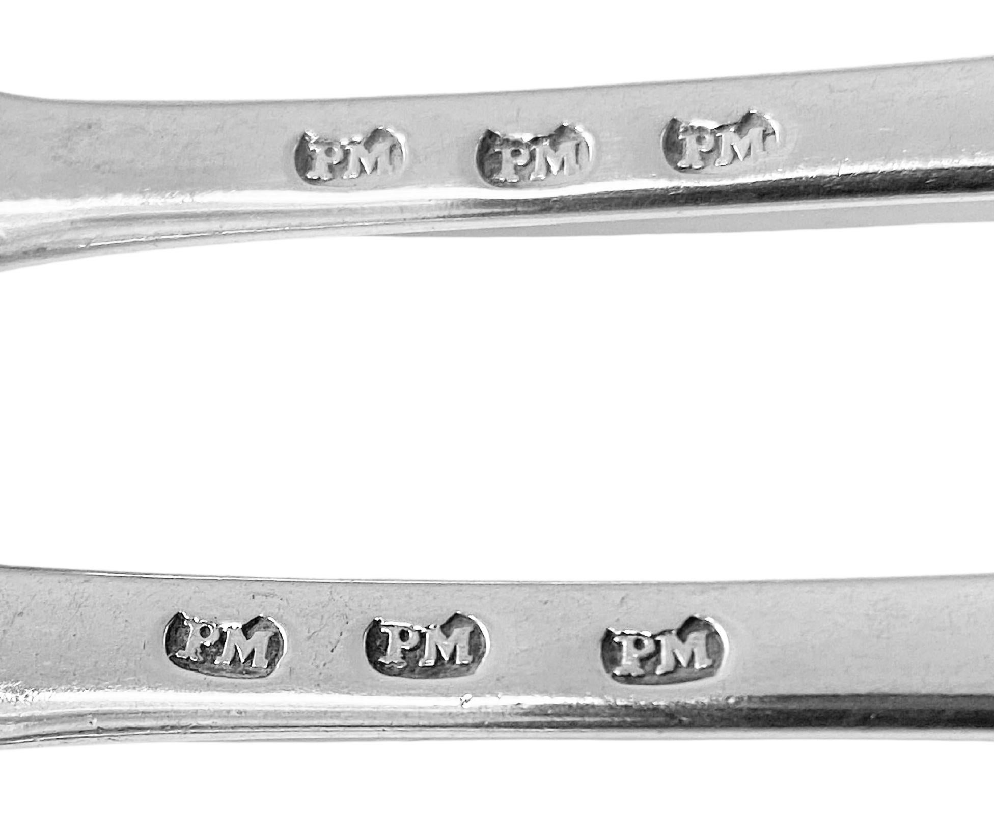Sterling Silver Provincial or Channel Island Hanoverian Forks poss Pierre Maingy Guernsey C.1760