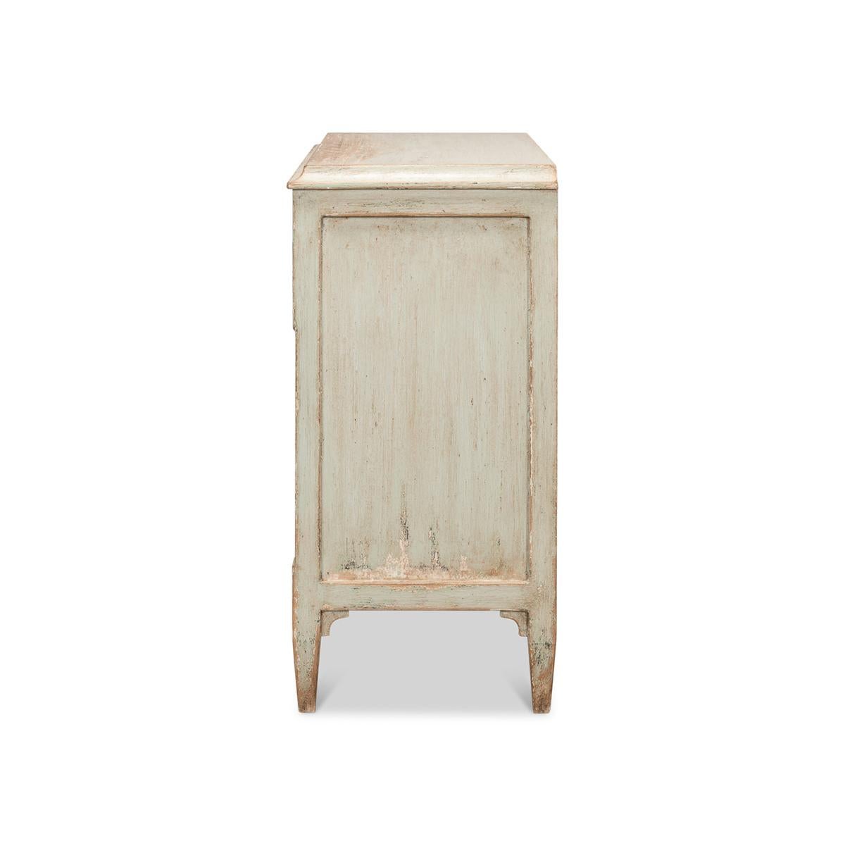 Contemporary Provincial Painted Commode For Sale