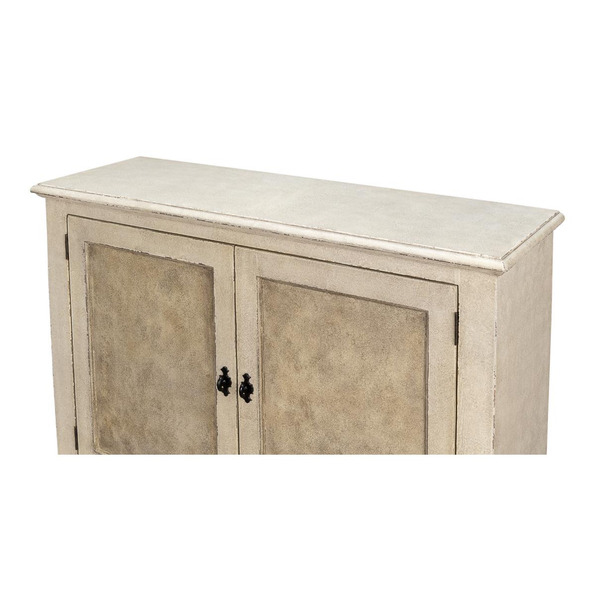 Asian Provincial Painted Credenza For Sale