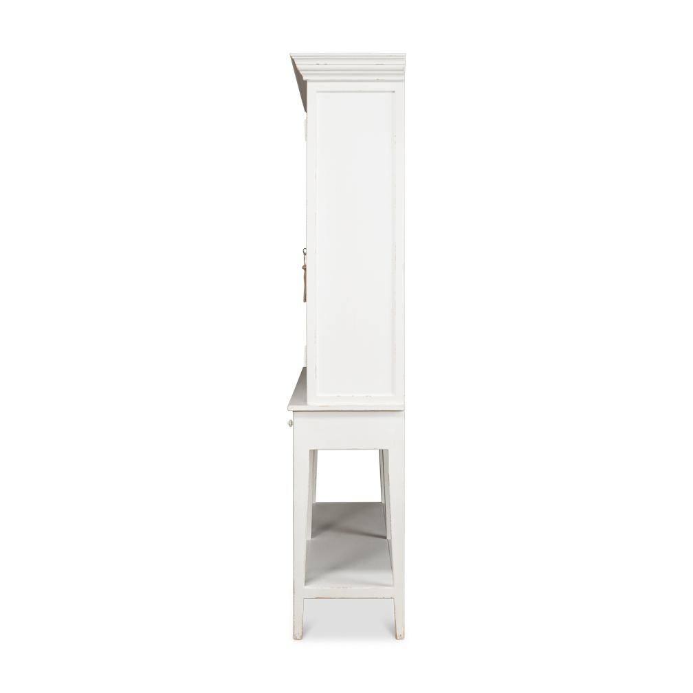 Provincial Painted Display Cabinet For Sale 1