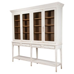 Provincial Painted Display Cabinet