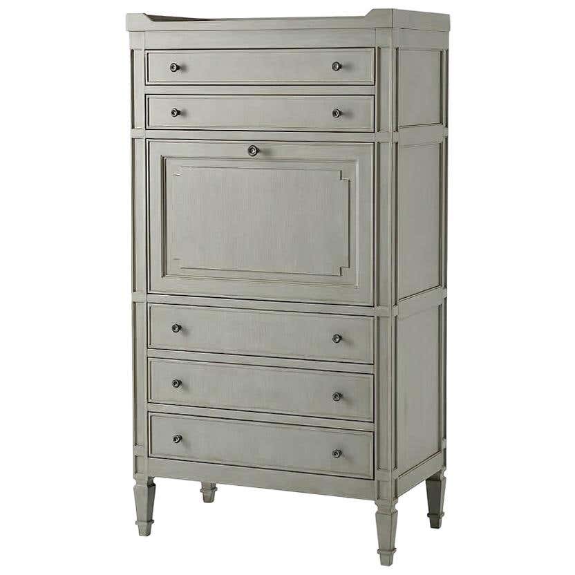 A Rare Diminutive Chippendale Block Front Desk and Bookcase For Sale at ...