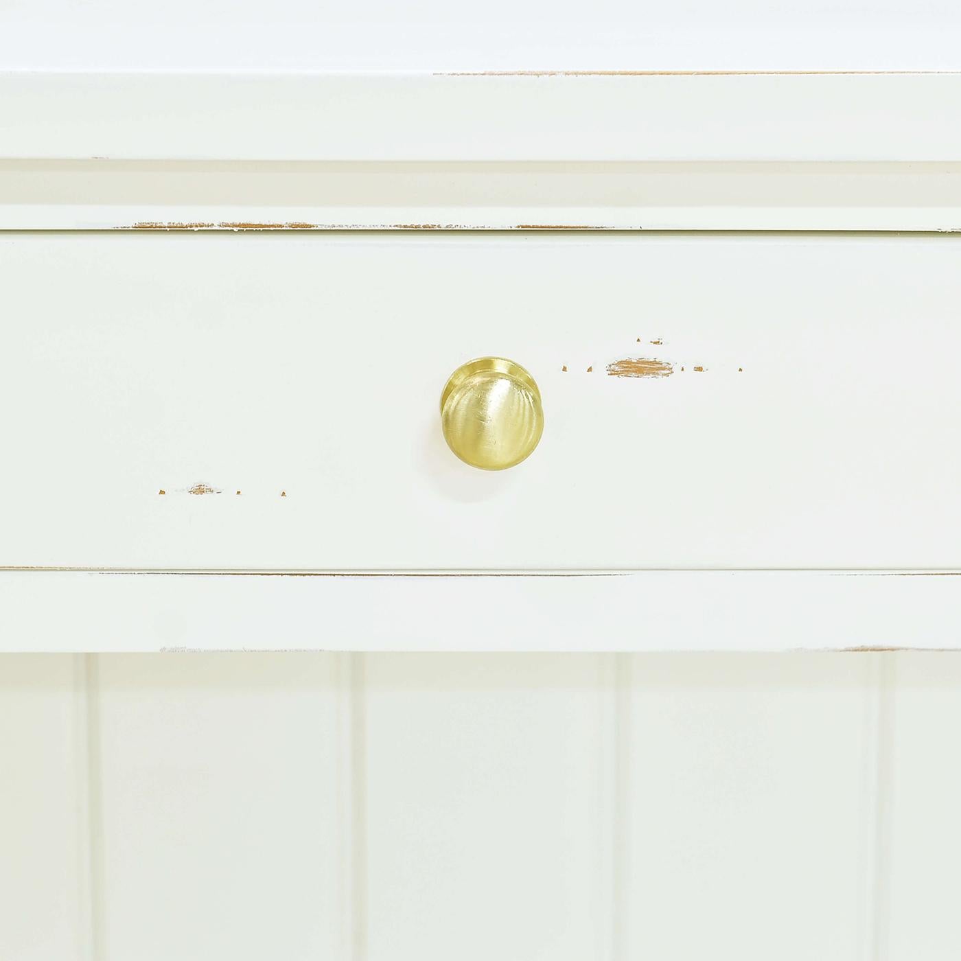 Provincial Painted Open Buffet In New Condition For Sale In Westwood, NJ