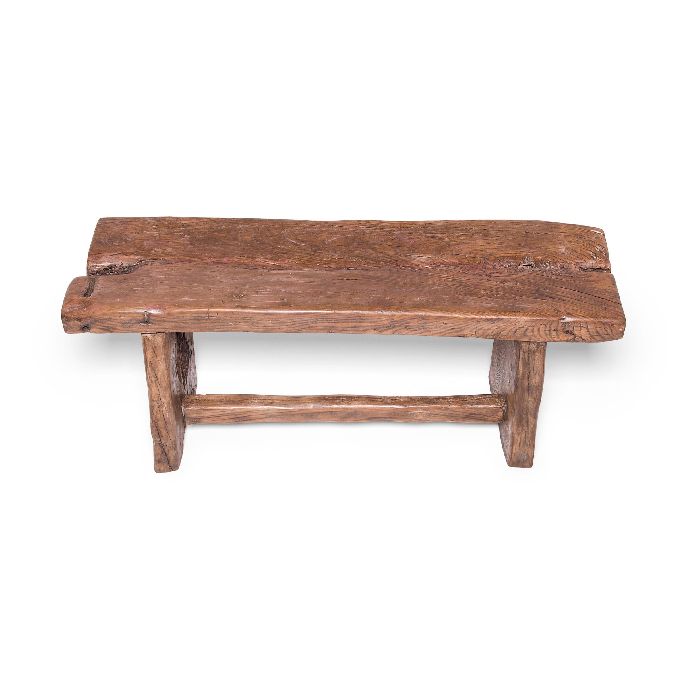 Provincial Reclaimed Chinese Elm Bench 1