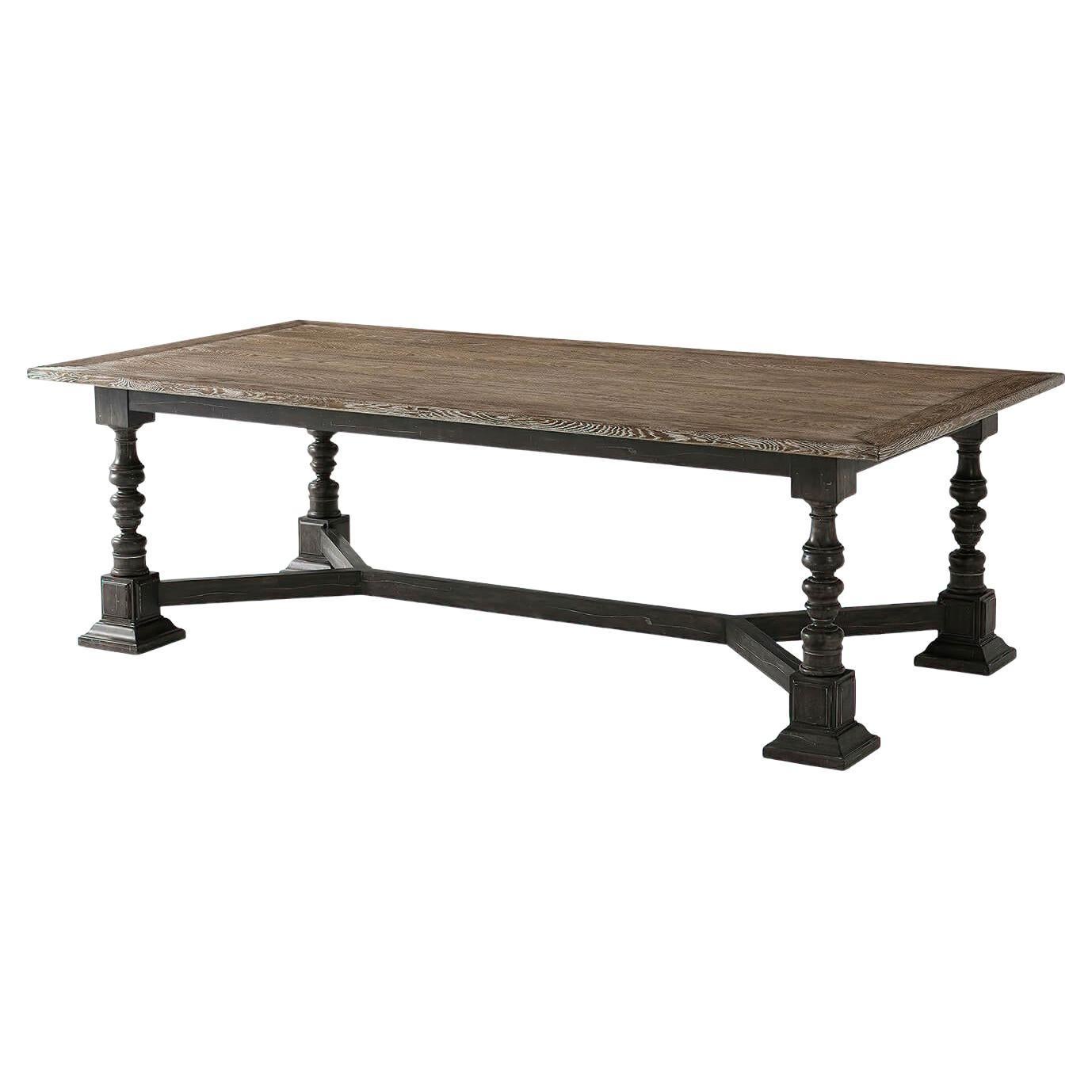 Provincial Rectangular Dining Table For Sale
