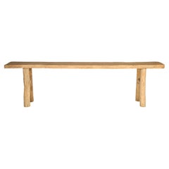 Provincial Serving Table in Reclaimed lm with Staple Cleat Accents