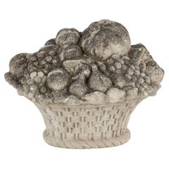 Antique Provincial Stone Fruit Basket