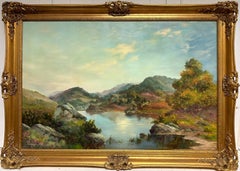 Vintage Loch Lomond Scottish Highlands Signed Oil Painting Listed British Artist