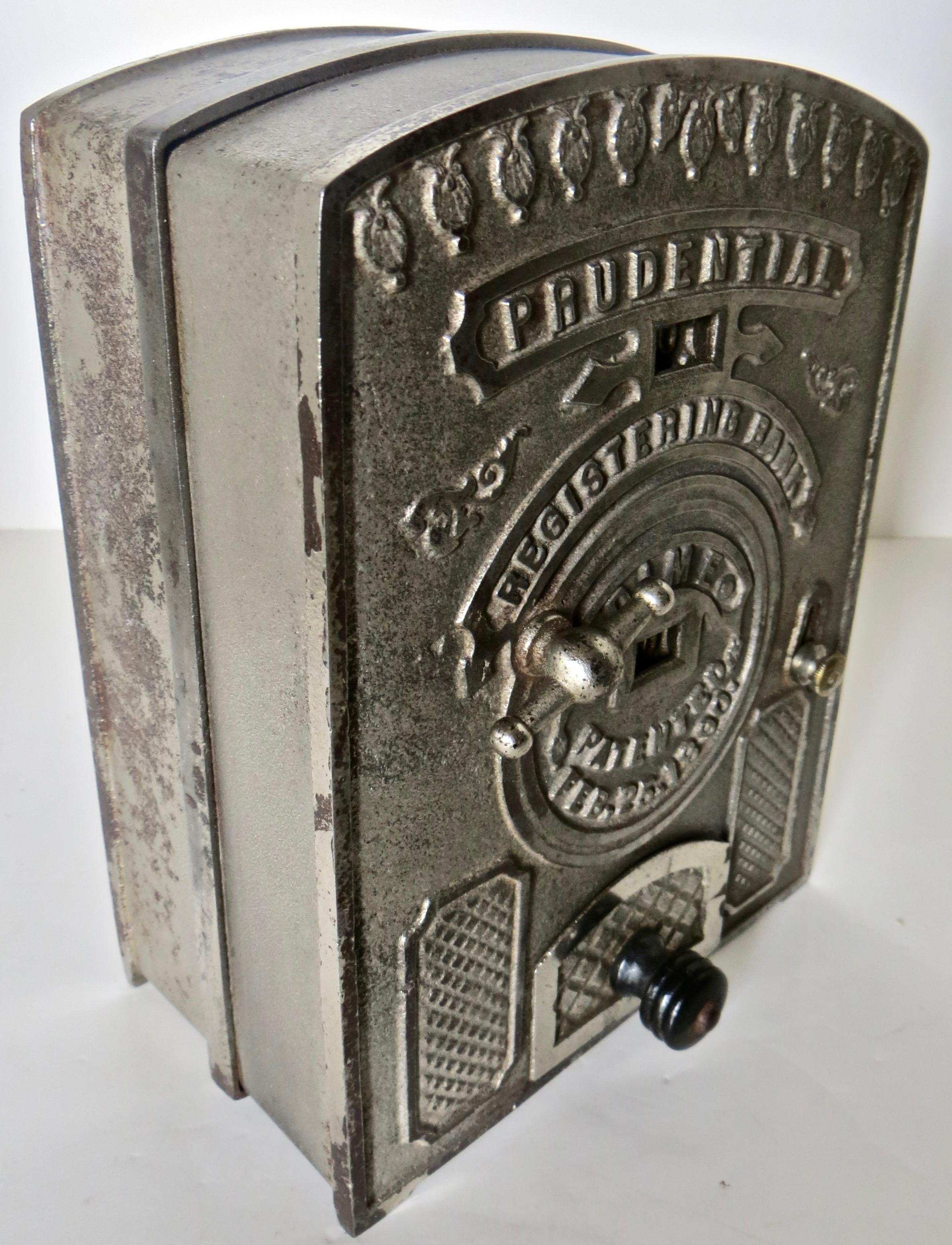 Prudential Registering Bank, (Dime version), was patented on 