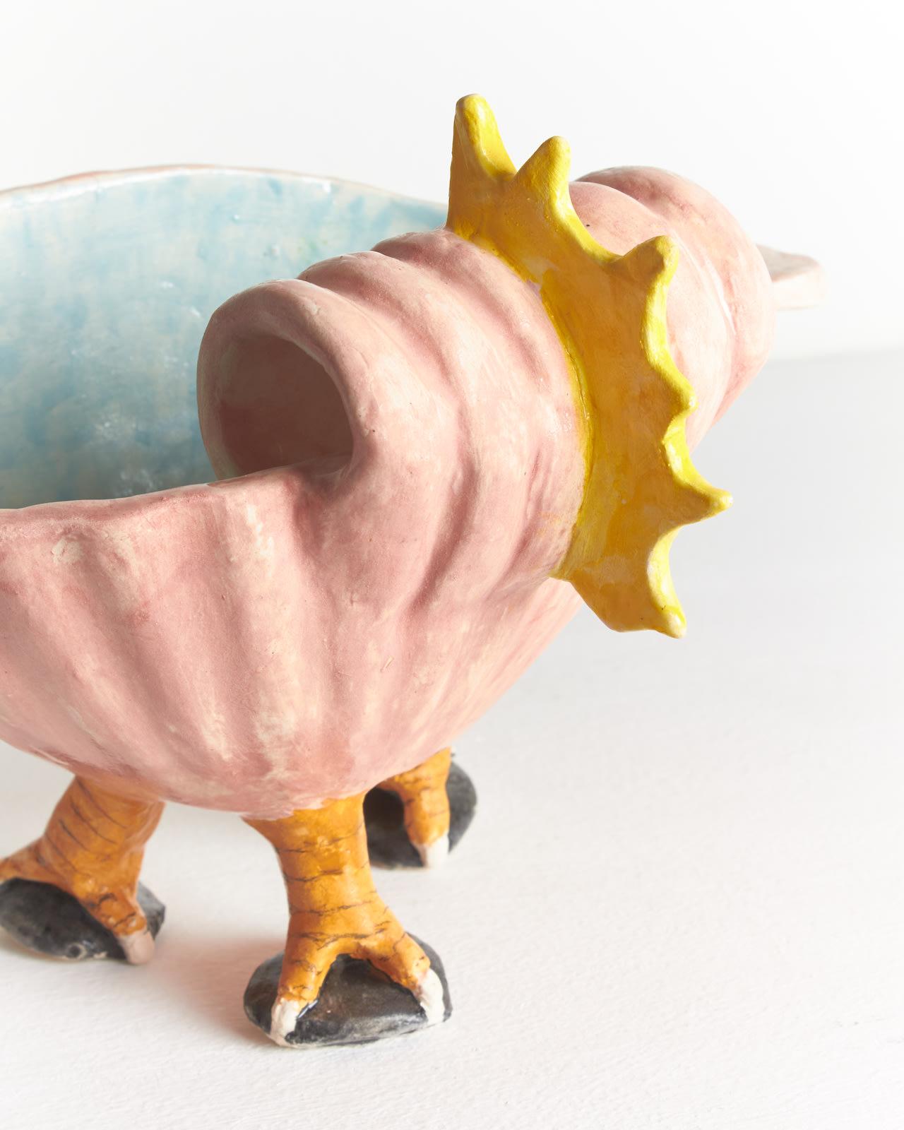Poterie Sauceboat Prue Piper en vente