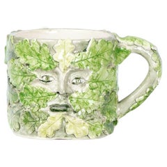 Prue Piper, Green man vessel with handle