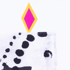 Prunella Clough litografia, dedicata, numerata e datata "Game, 1991", inglese