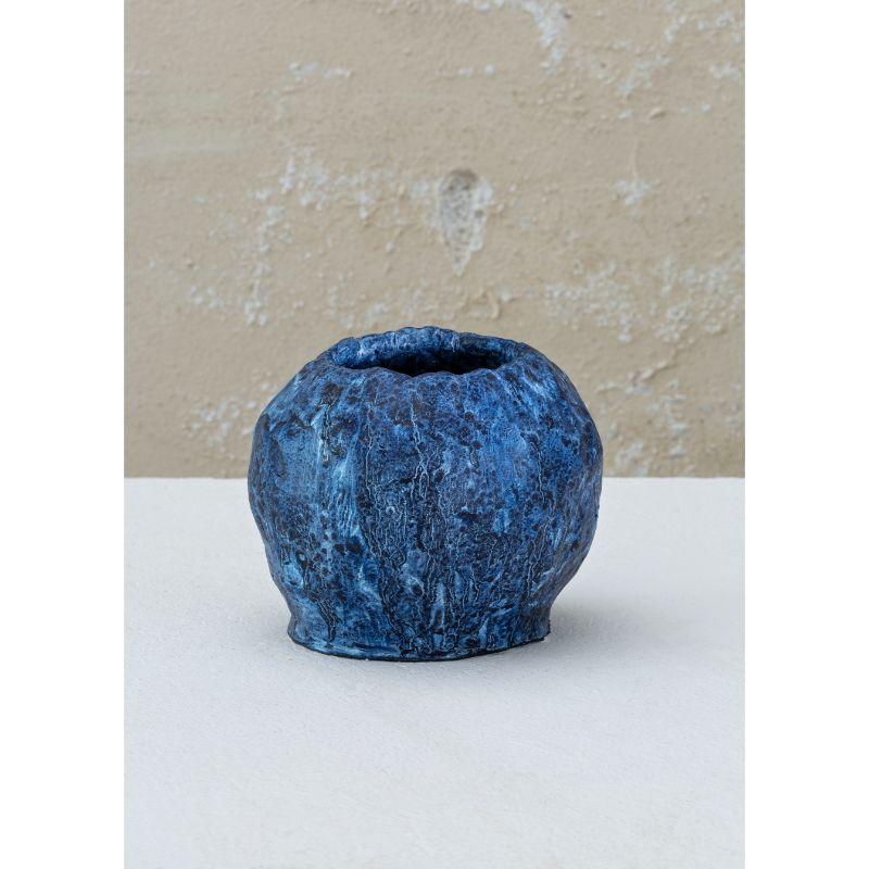 Prussian Blue, Small by Daniele Giannetti (Handmade, Hand-Painted)
Dimensions: D13 x H15 cm
Materials: Terracotta

Also Available: Big and medium sizes

All pieces are made in terracotta from Montelupo, only fired once, then colored by Daniele