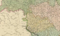 Prussian Dominions Map by John Pinkerton, 1818 - Detailed Copperplate Engraving