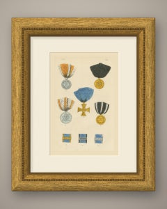 Prussian Medals, For Rescue from Danger and Service Bars, Plate LXIII, 1844