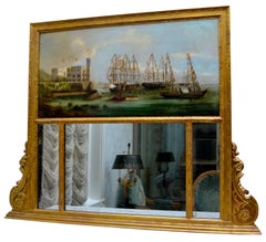 Glass Trumeau Mirrors