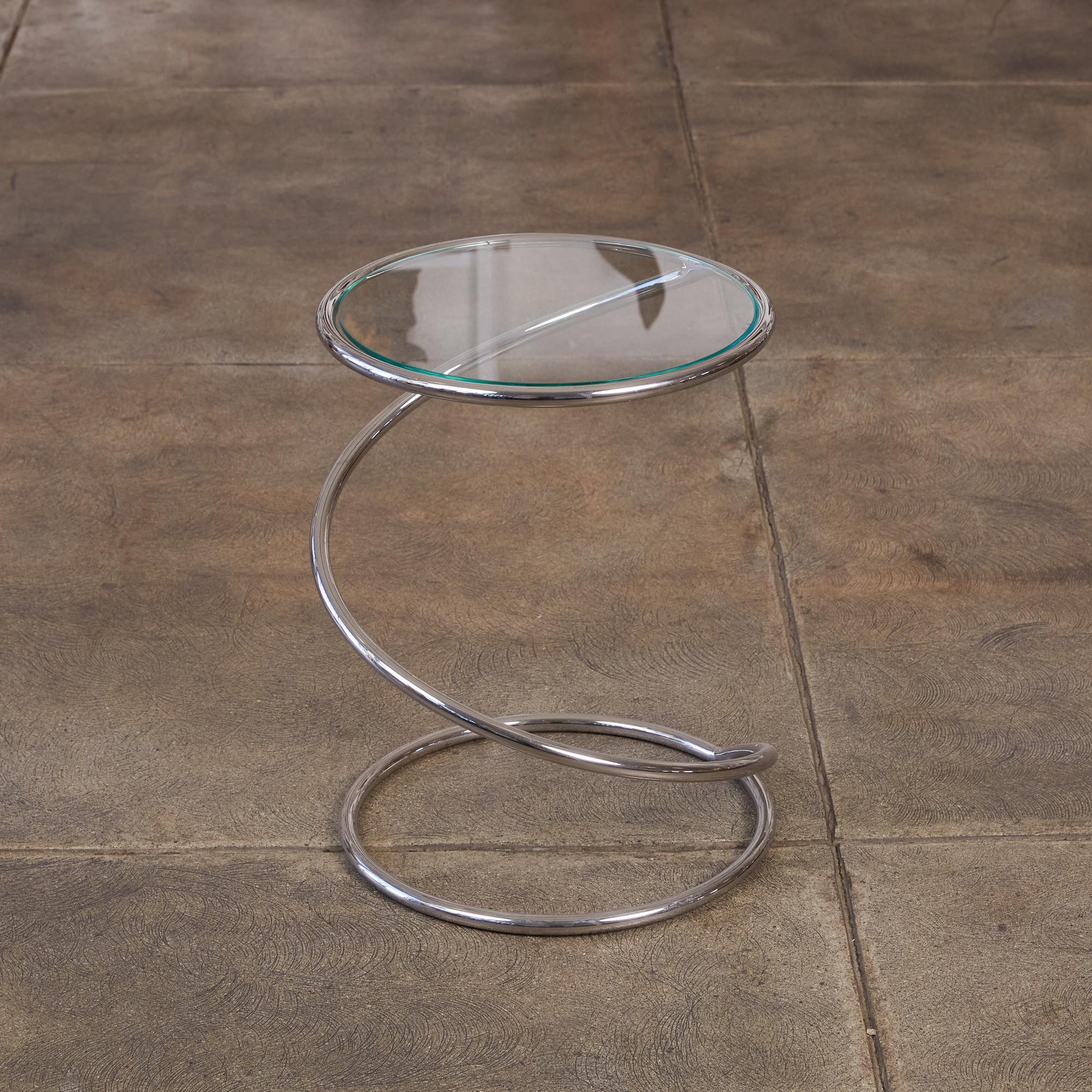 Post-Modern PS-12 Spiral Side Table by Brueton