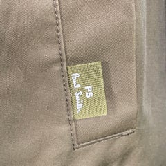 PS by PAUL SMITH Size M Green Olive Cotton Nylon Hooded Windbreaker Jacket