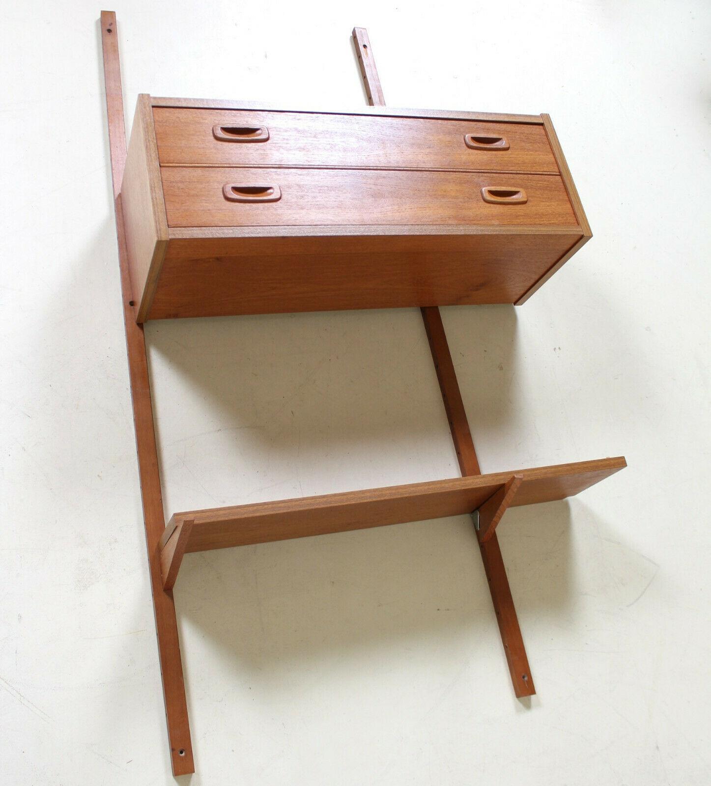 PS Wall Unit Danish Shelving System Chest of Drawers Floating Randers For Sale 5