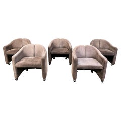 PS142 Easy Chairs by Eugenio Gerli for Tecno, 1970s - set of 5