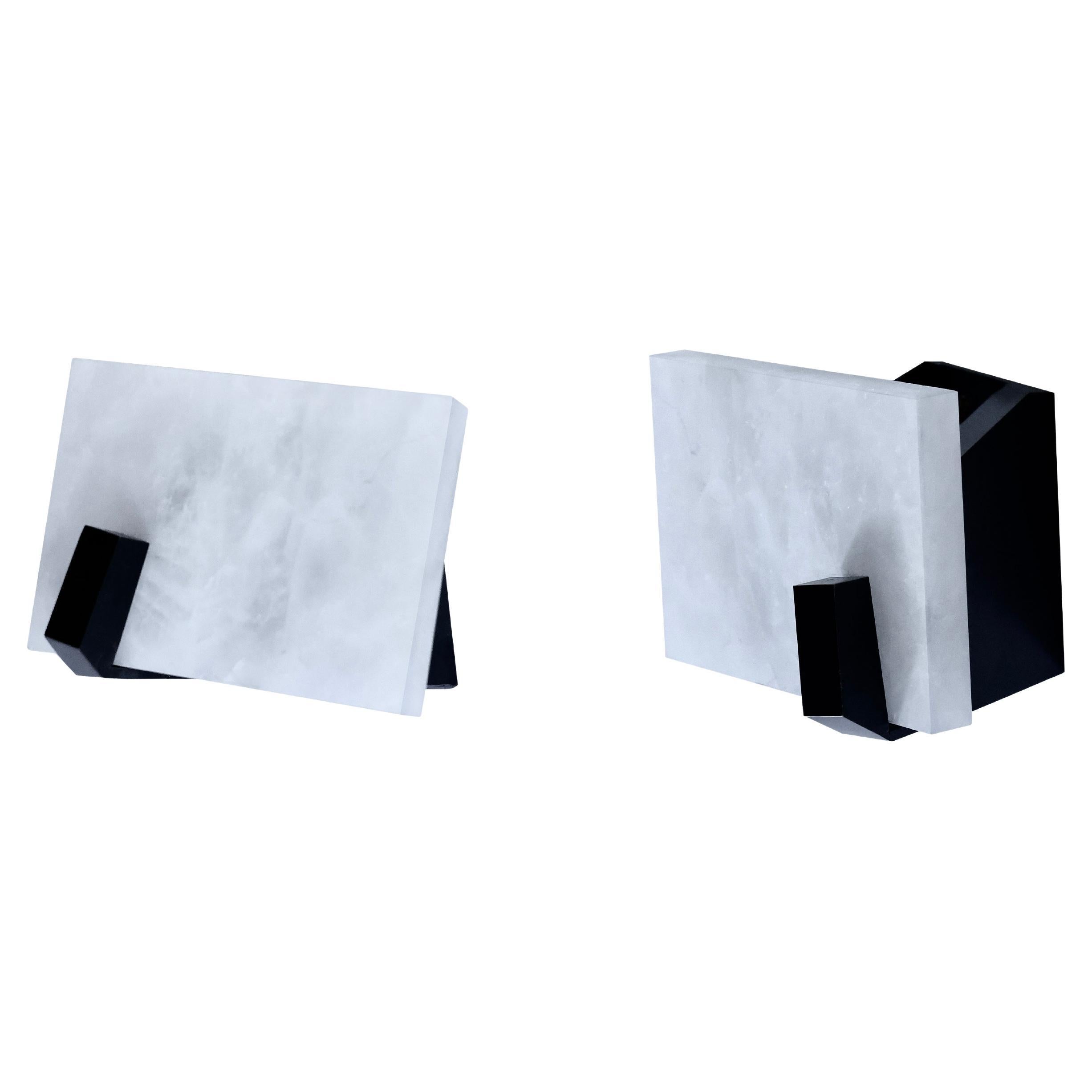 PSD Rock Crystal Sconces By Phoenix  For Sale