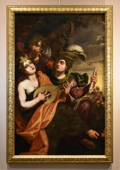 Aeneas Dido Pseudo-caroselli Roman school 17th Century Paint Oil on canvas
