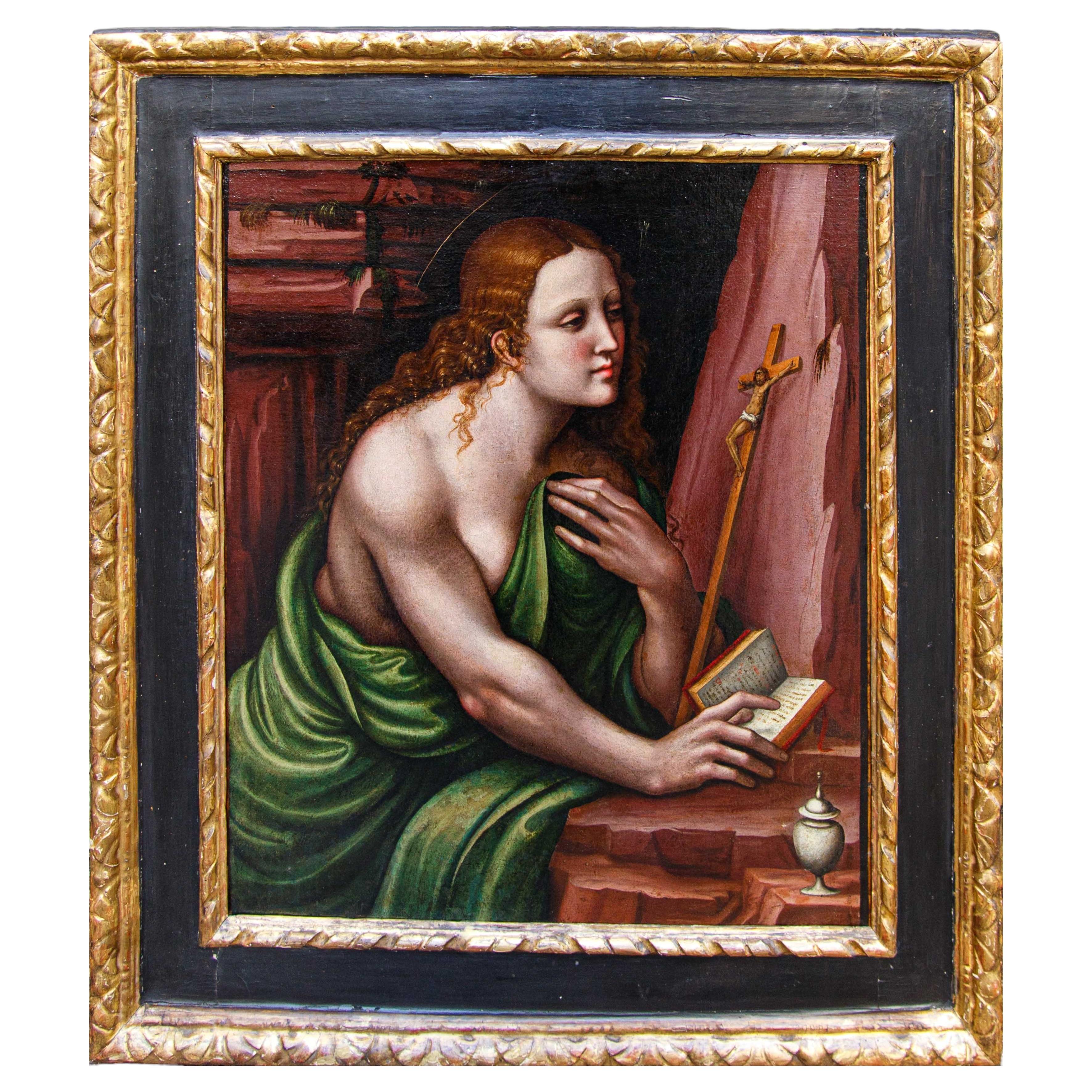 Pseudo-Giampietrino B (Milan, IIIe et Ve/VIe décennie du siècle XVI), Madeleine en vente