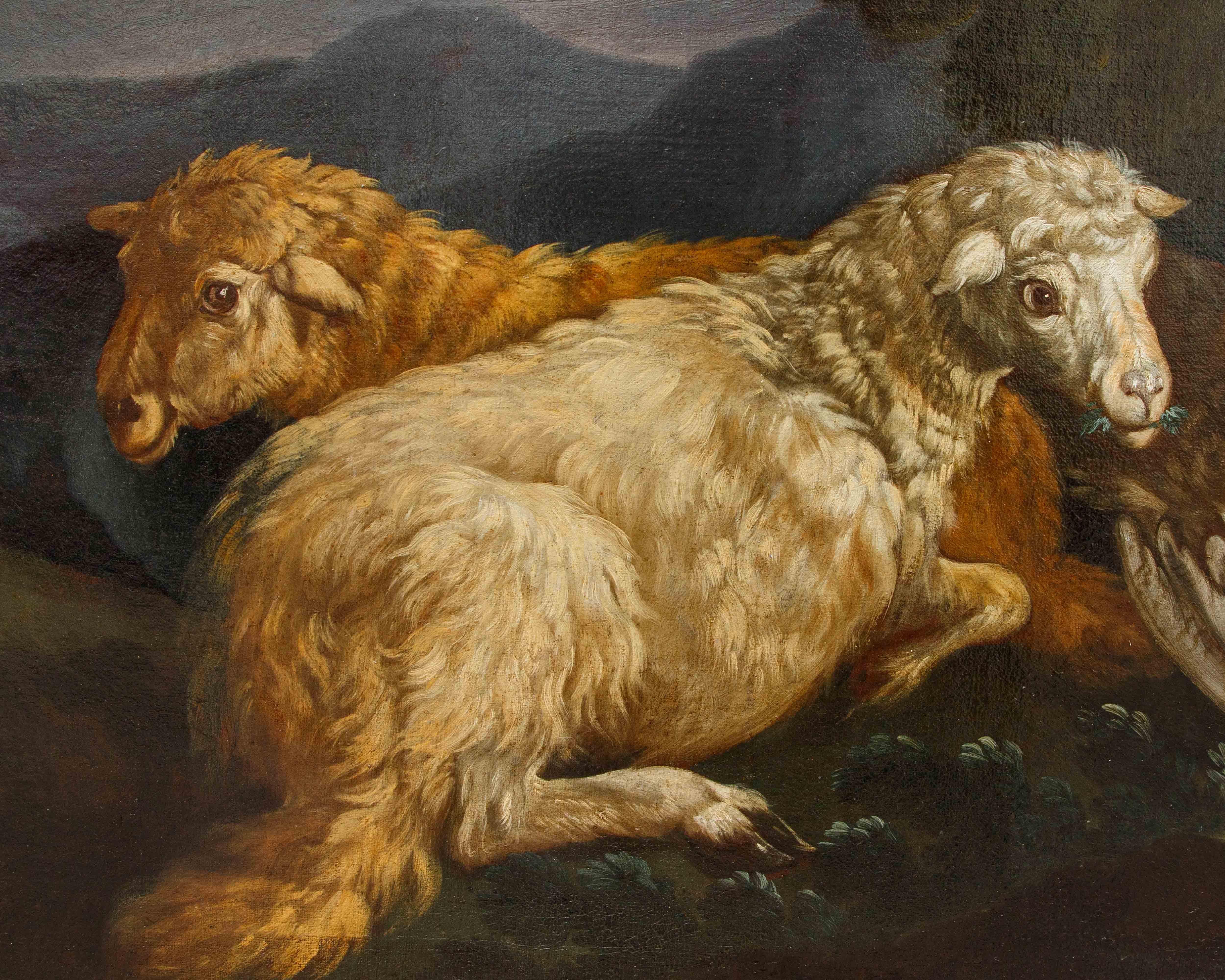 Pseudo Vitali, Coppia di Nature Vive con animali in vendita 2