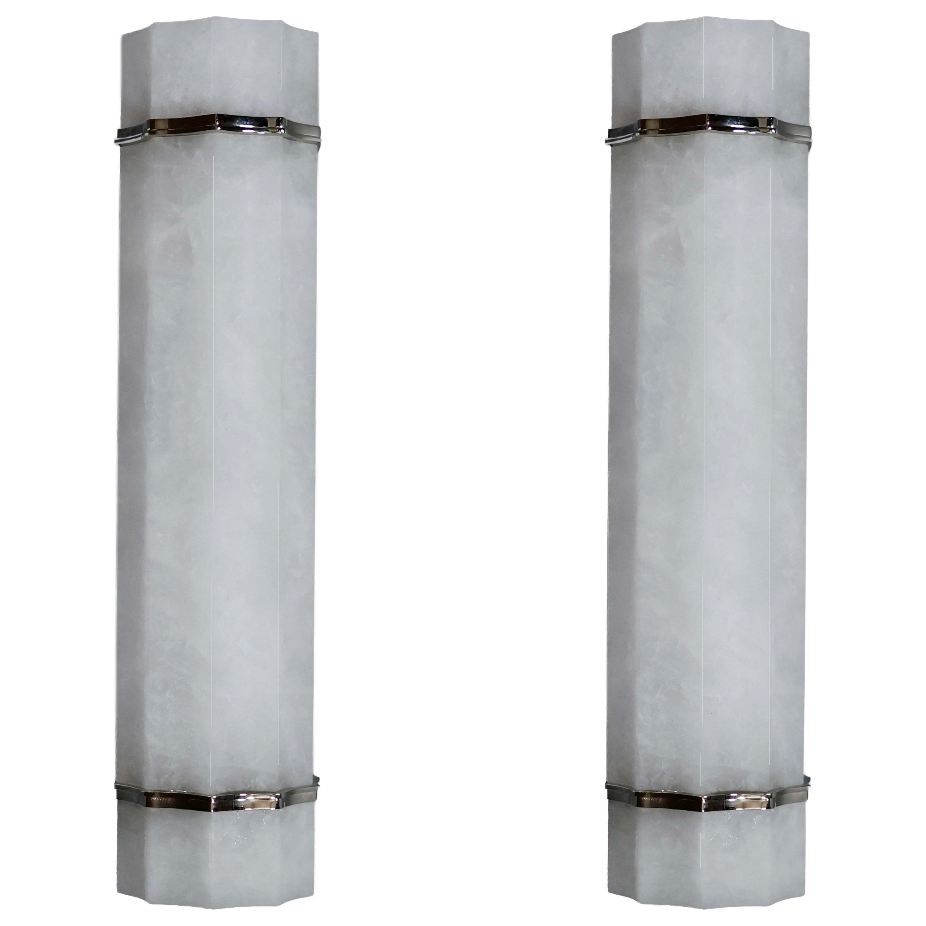 PSF20 Rock Crystal Sconces By Phoenix