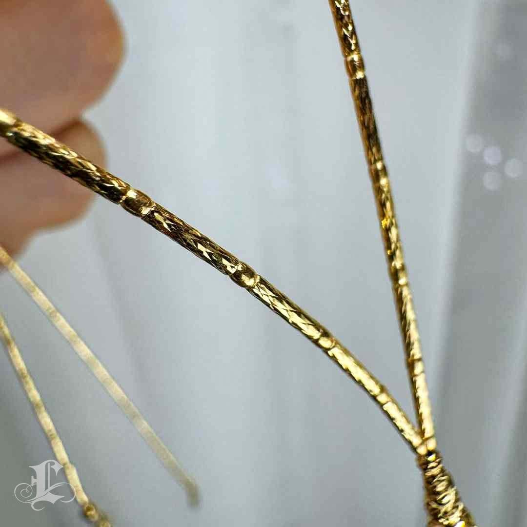 【Corona Radiante】PSL Certificado Cadena de Oro Perla del Mar del Sur y Collar Grabado Y en venta 3