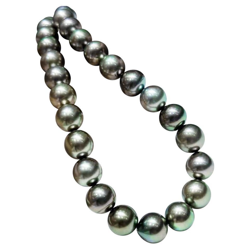 PSL Certified Golden Peacock Tahitian Pearl Necklace